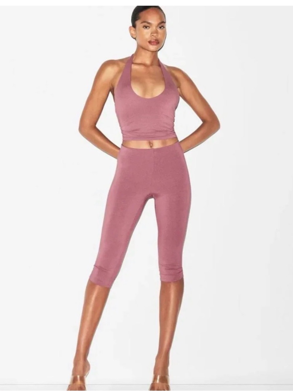 SKIMS Mauve Pink Capri